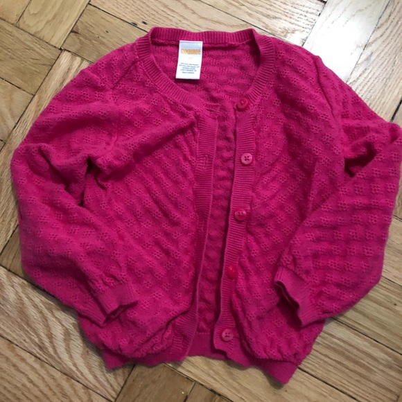 Gymboree cotton magenta knit cardigan 2t - Picture 1 of 3